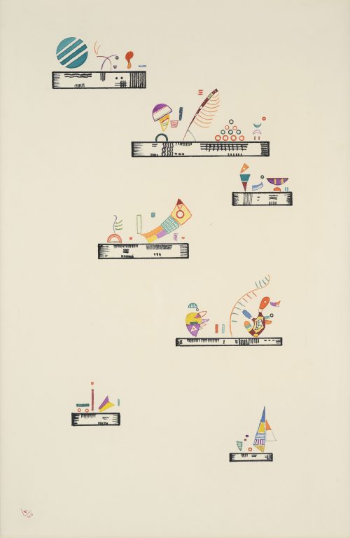 Vassily Kandinsky, Sans Titre, 1940<br/>© Jeanne Bucher Jaeger