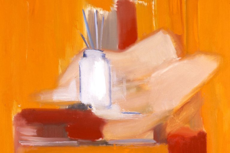 1081-Stael-Atelier-fond-orangé-1955-©Adam-Rzepka-Courtesy-Galerie-Jaeger-Bucher-Jeanne-Bucher-Paris-cover © Jeanne Bucher Jaeger