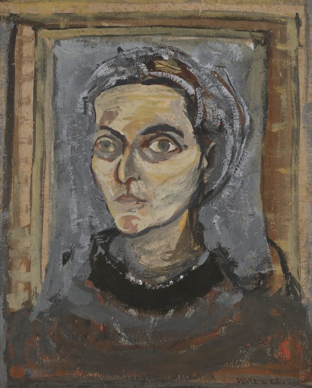 Vieira da Silva, Autoportrait, 1942<br/>© Jeanne Bucher Jaeger