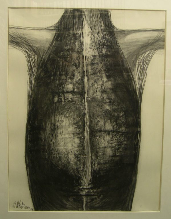 Magdalena Abakanowicz, Corps n°4, 1981<br/>© Jeanne Bucher Jaeger