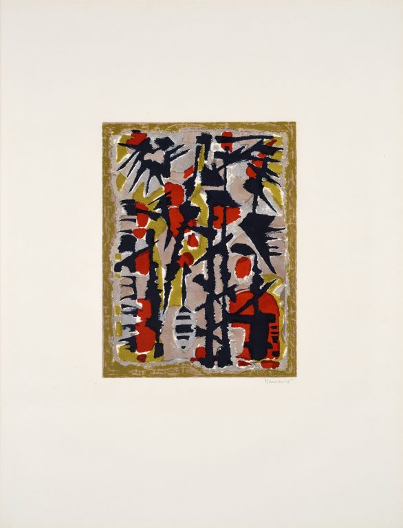 Alfred Manessier, Le procès et la flagellation, 1949<br/>© Jeanne Bucher Jaeger