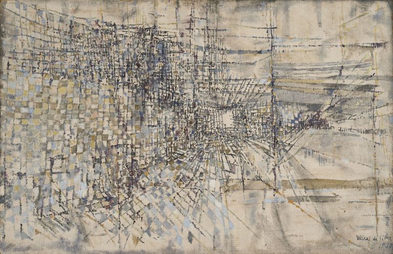 Maria Helena Vieira da Silva, La garde des anges, 1950<br/>© Jeanne Bucher Jaeger