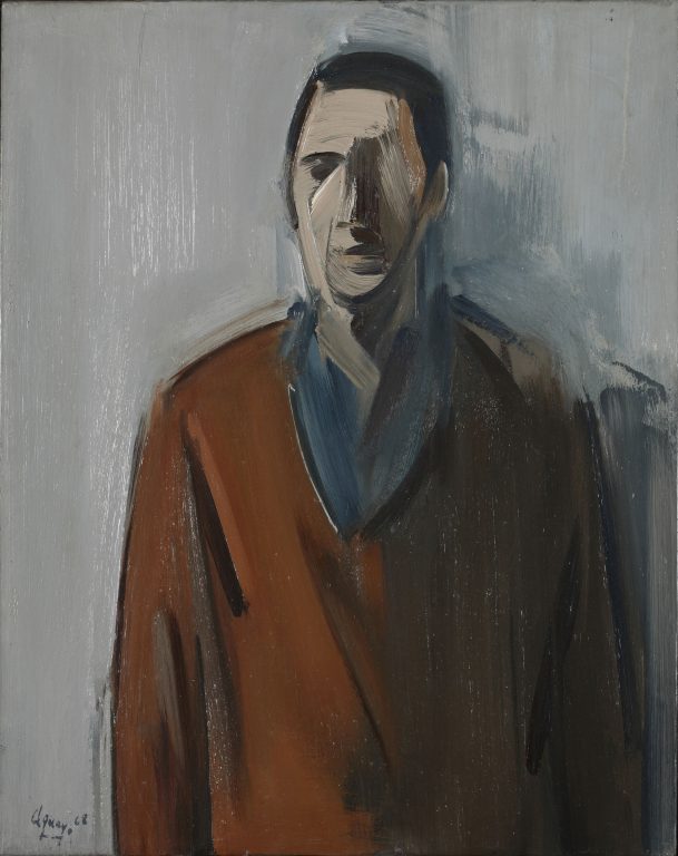Fermín Aguayo, Autoportrait à la veste brune, 1968<br/>© Jeanne Bucher Jaeger