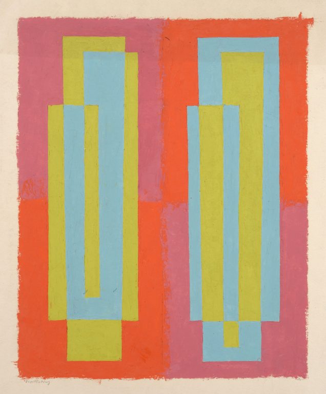 Joseph Albers, Oscillating, 1940-1945<br/>© Jeanne Bucher Jaeger