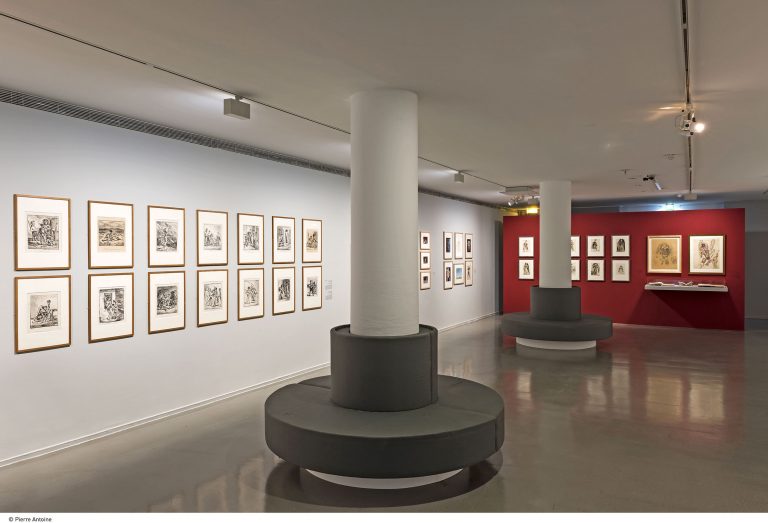 Vue in situ de l'exposition « Derain, Balthus, Giacometti, Une amitié artistique »<br/>© Jeanne Bucher Jaeger