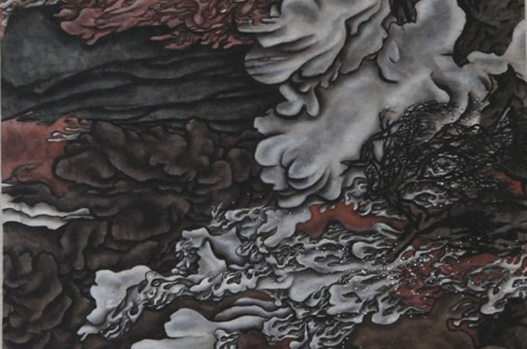 Yang Jiechang, St-Arbre - Feu Blanc, 2009 © Jeanne Bucher Jaeger