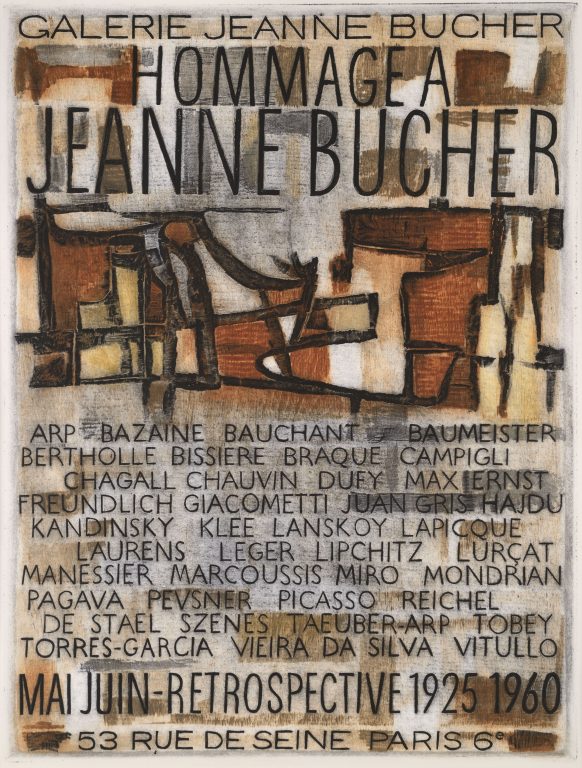 « Hommage à Jeanne Bucher », 1960<br/>© Jeanne Bucher Jaeger