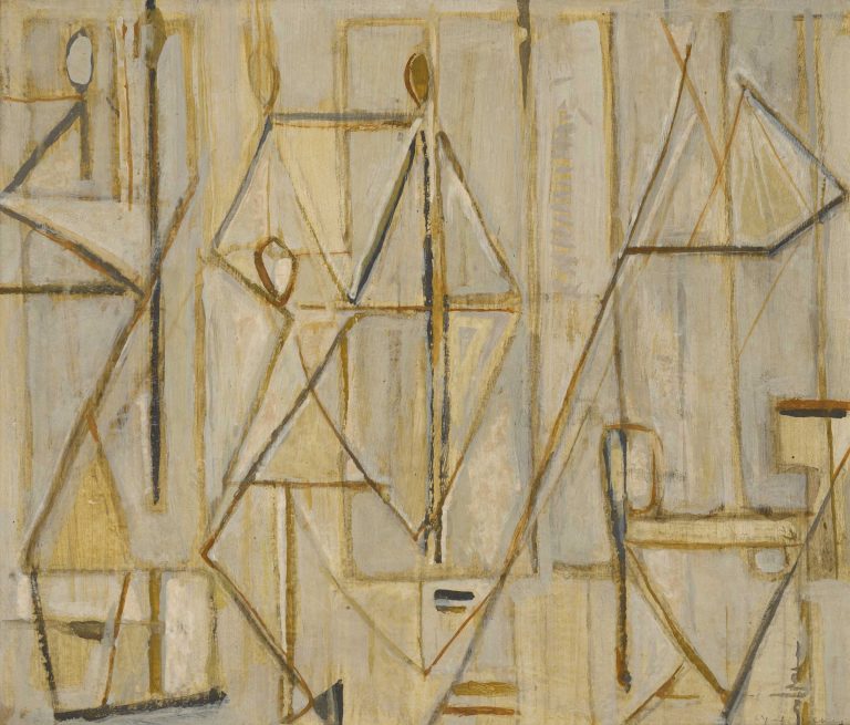 Árpád Szenes, Banquet, 1953<br/>© Jeanne Bucher Jaeger