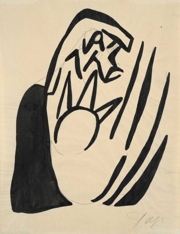 Jean Arp, Sans titre, 1920<br/>© Jeanne Bucher Jaeger