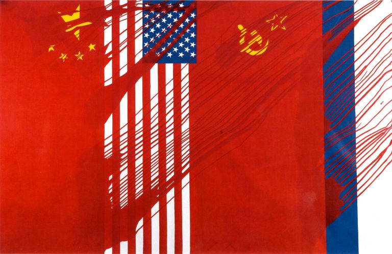 Gérard Fromanger, Chine USA URSS, Russie, 1968-2014<br/>© Jeanne Bucher Jaeger