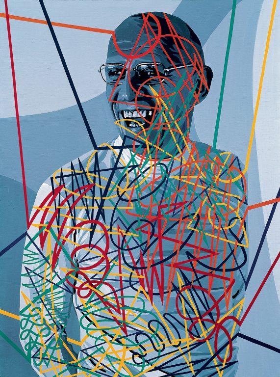 Gérard Fromanger, Michel (portrait de Michel Foucault) (de la Série Splendeurs II), 1976<br/>© Jeanne Bucher Jaeger