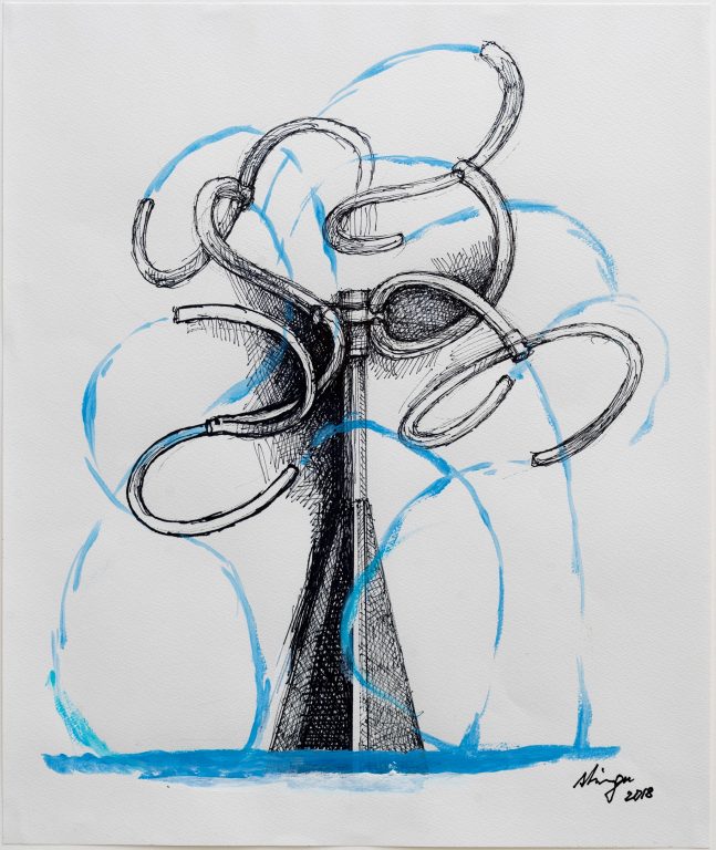 Susumu Shingu, Water Tree II, 2018<br/>© Jeanne Bucher Jaeger