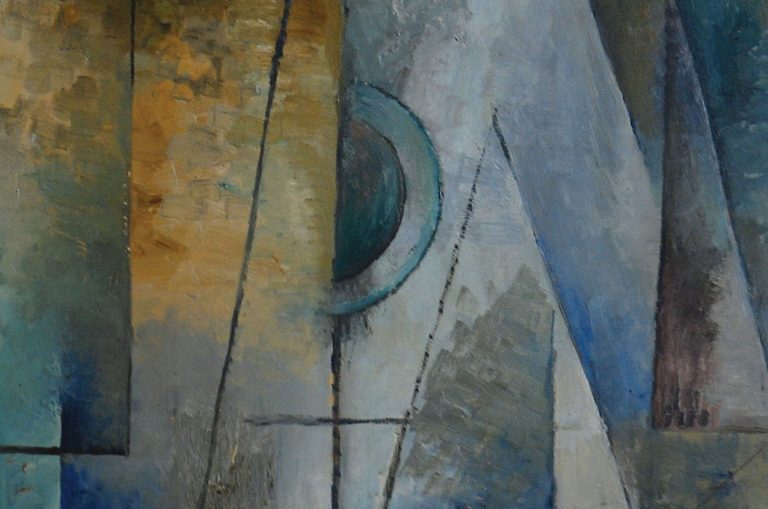 Youla Chapoval, Untitled (Composition Bleue), 1948 © Jeanne Bucher Jaeger