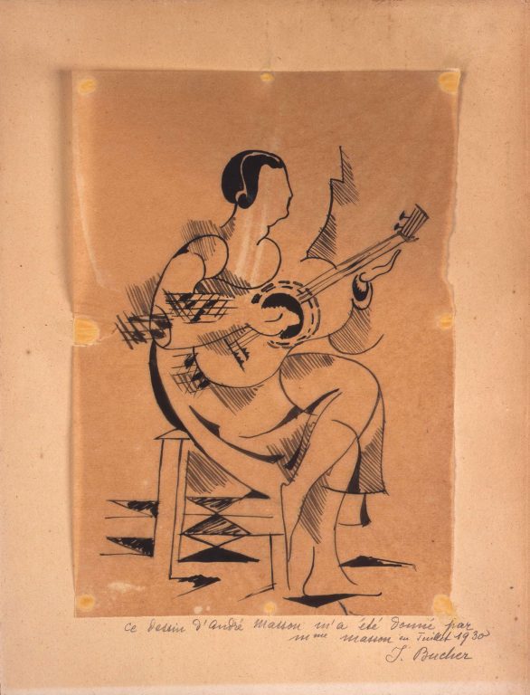 André Masson, La guitariste, c.1919<br/>© Jeanne Bucher Jaeger