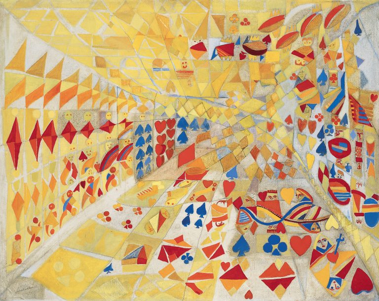 Maria Helena Vieira da Silva, Le jeu de cartes, 1937<br/>© Jeanne Bucher Jaeger