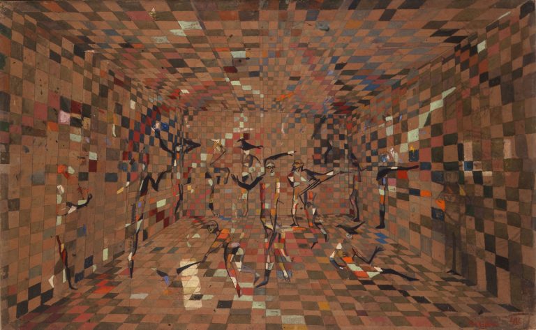 Maria Helena Vieira da Silva, Ballet ou les Arlequins, 1946<br/>© Jeanne Bucher Jaeger