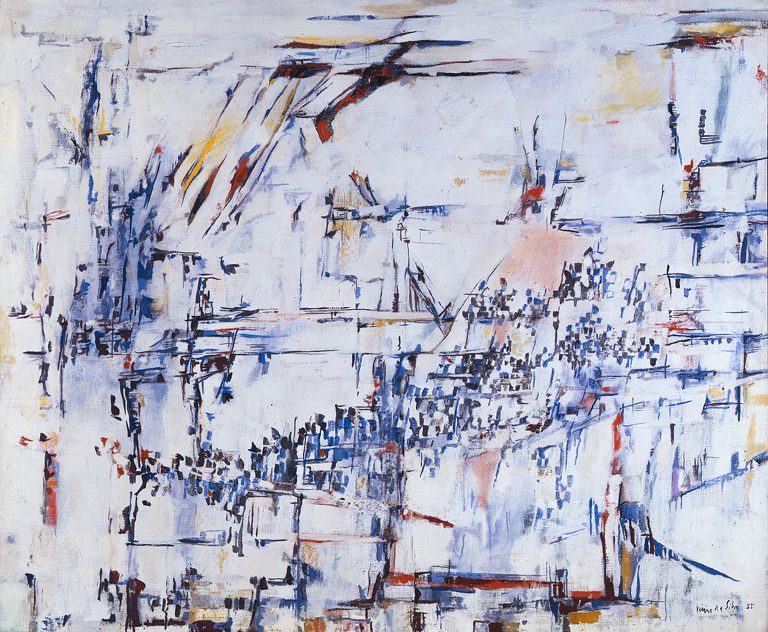 Maria Helena Vieira da Silva, Sans titre, 1955<br/>© Jeanne Bucher Jaeger