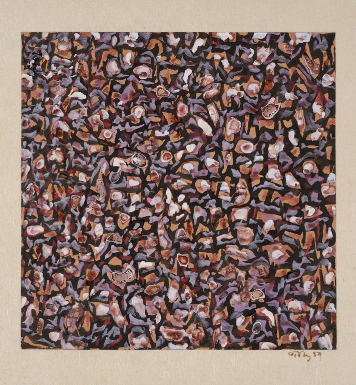 Mark Tobey, Le Monde des cailloux, 1959<br/>© Jeanne Bucher Jaeger