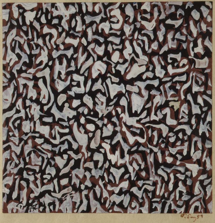 Mark Tobey, Mouvement Somnolent, 1959<br/>© Jeanne Bucher Jaeger