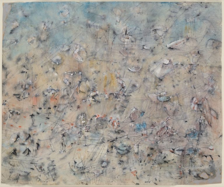 Mark Tobey, Space Life, 1958<br/>© Jeanne Bucher Jaeger