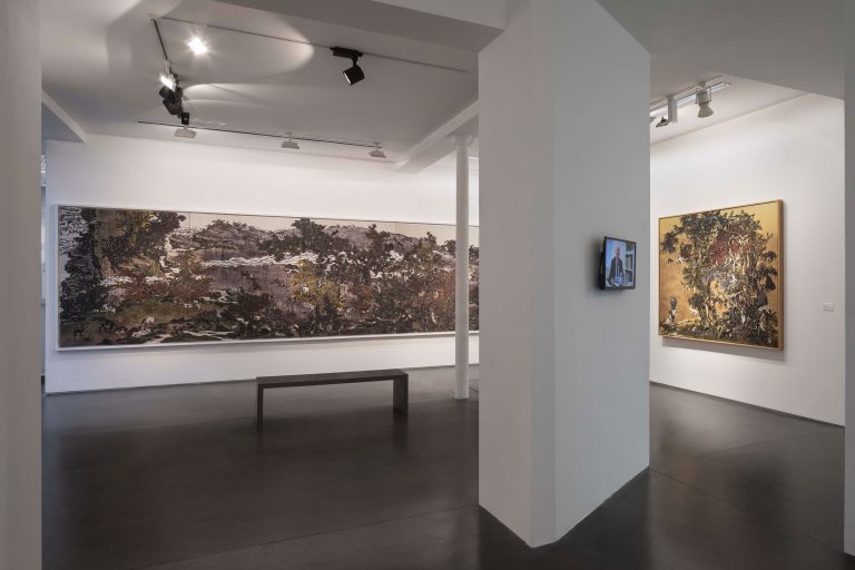Exposition personnelle « Dark Writings », Yang Jiechang, 2019<br/>© Jeanne Bucher Jaeger