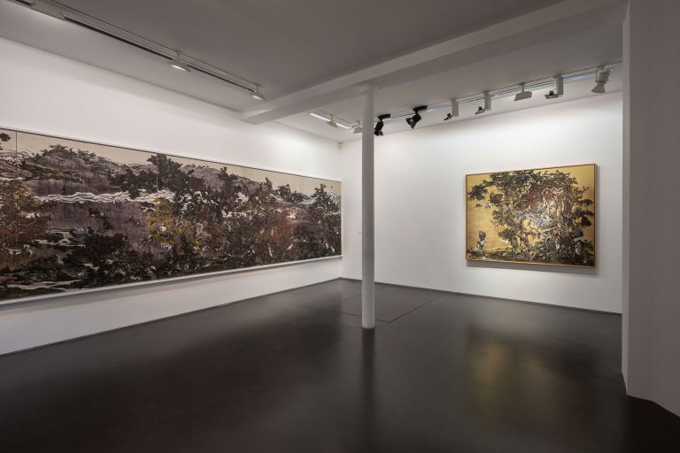 Exposition personnelle « Dark Writings », Yang Jiechang, 2019<br/>© Jeanne Bucher Jaeger