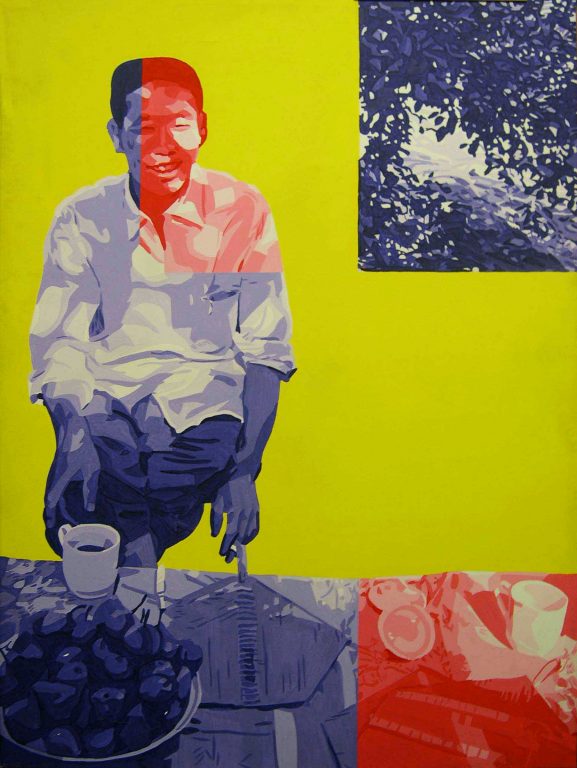 Gérard Fromanger, En Chine à Lo Yang (de la Série Le désir est partout), 1974<br/>© Jeanne Bucher Jaeger