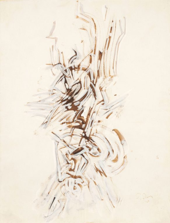 Mark Tobey, Totem, 1954<br/>© Jeanne Bucher Jaeger