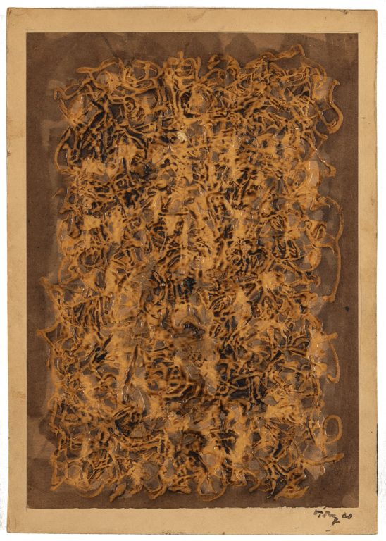 Mark Tobey, Tablet of the past and the future, 1960<br/>© Jeanne Bucher Jaeger