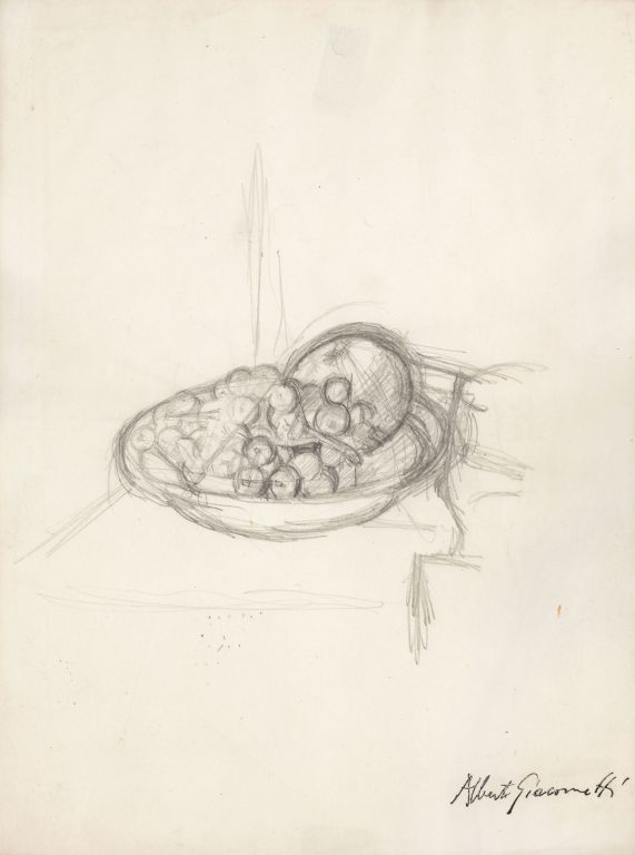 Alberto Giacometti, Plat de cerises et une pomme<br/>© Jeanne Bucher Jaeger