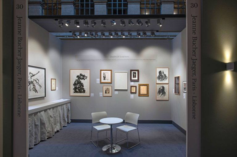 Galerie Jeanne Bucher Jaeger's Booth, Salon du dessin, Paris, 2021<br/>© Jeanne Bucher Jaeger