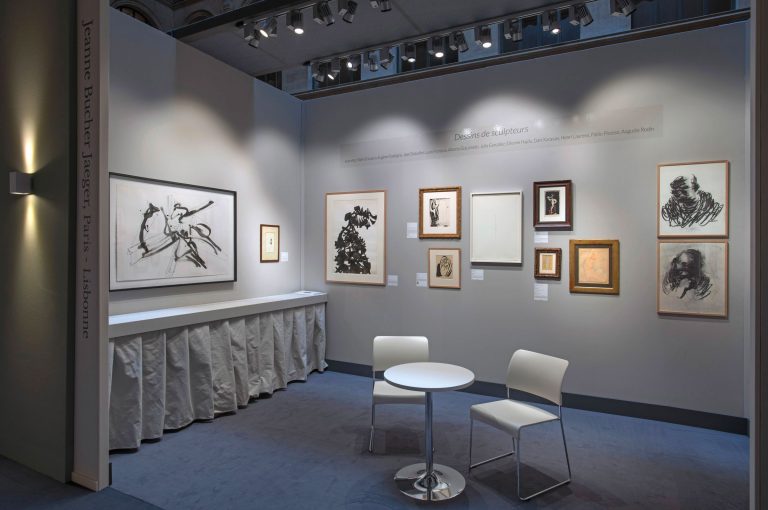 Galerie Jeanne Bucher Jaeger's Booth, Salon du dessin, Paris, 2021<br/>© Jeanne Bucher Jaeger