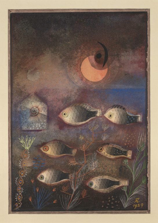 Hans Reichel, Fischparade n°9 (parade de poissons), 1929<br/>© Jeanne Bucher Jaeger