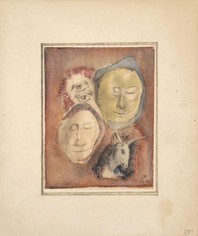 Hans Reichel, Totenmasken, 1942<br/>© Jeanne Bucher Jaeger