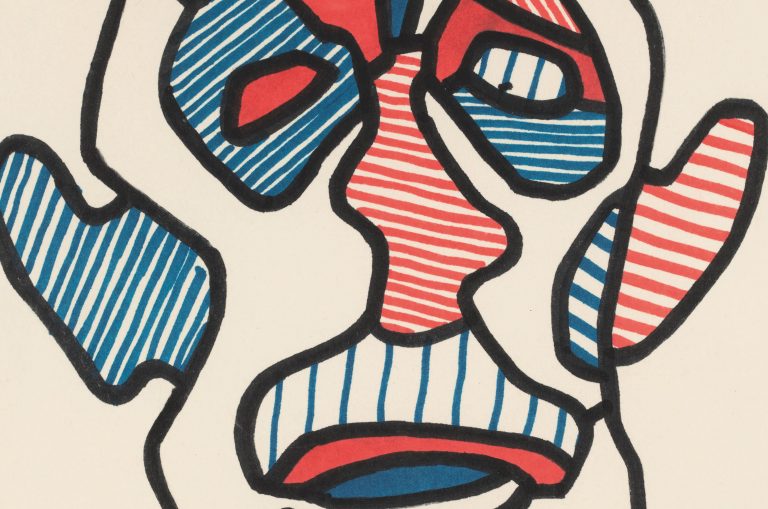 Jean Dubuffet, Autoportrait V, 1966 © Jeanne Bucher Jaeger