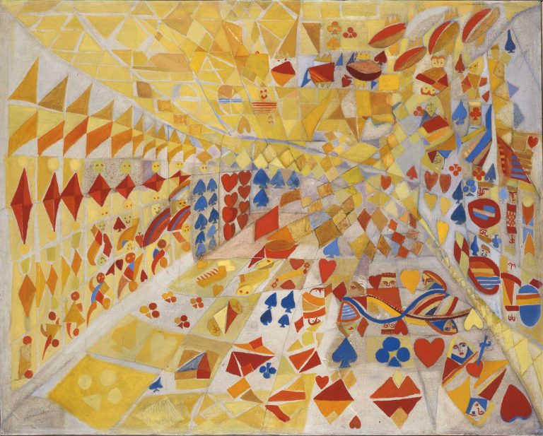Maria Helena Vieira da Silva, Le jeu de cartes, 1937<br/>© Jeanne Bucher Jaeger