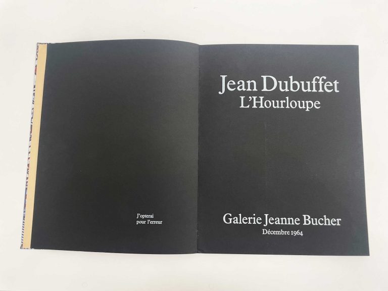 Catalogue d'exposition « L'Hourloupe », Jean Dubuffet, 1964<br/>© Jeanne Bucher Jaeger