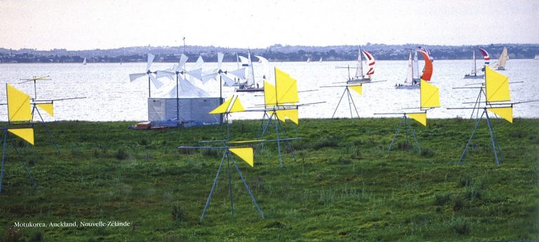 Wind Caravan, 2001, Motukorea, Auckland, New-Zealand<br/>© Jeanne Bucher Jaeger