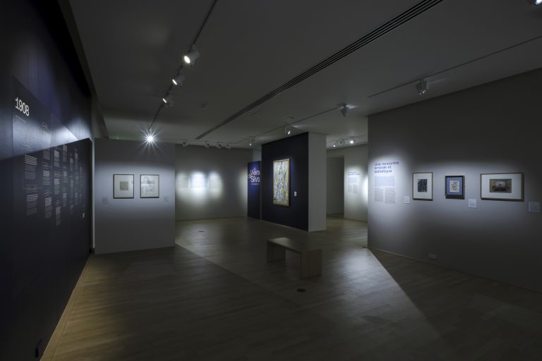 Exhibition view - Vieira da Silva L'œil du labyrinthe / L'œil des collectionneurs - December 16, 2022 - April 3, 2023<br/>© Jeanne Bucher Jaeger