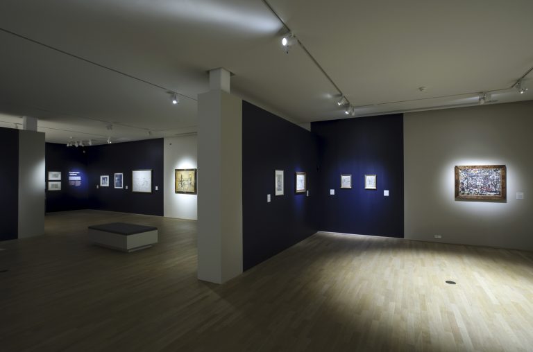 Exhibition view - Vieira da Silva L'œil du labyrinthe / L'œil des collectionneurs - December 16, 2022 - April 3, 2023<br/>© Jeanne Bucher Jaeger