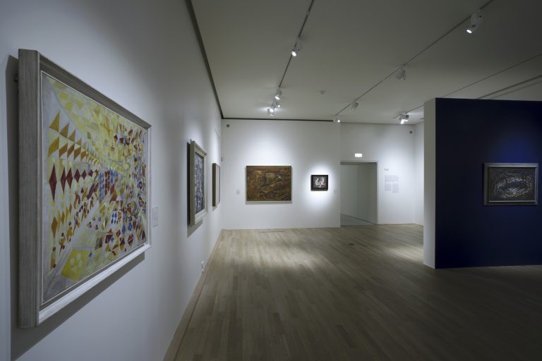 Exhibition view - Vieira da Silva L'œil du labyrinthe / L'œil des collectionneurs - December 16, 2022 - April 3, 2023<br/>© Jeanne Bucher Jaeger