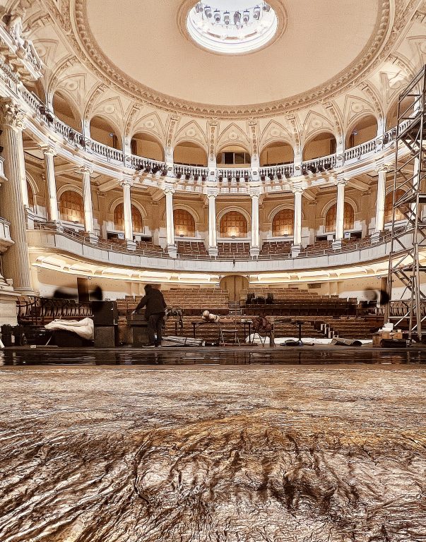 Evi Keller, Scénographie Création Matière-Lumière de l'Opéra Didon et Énée de Purcell 2023, installation, 9 février 2023<br/>© Jeanne Bucher Jaeger