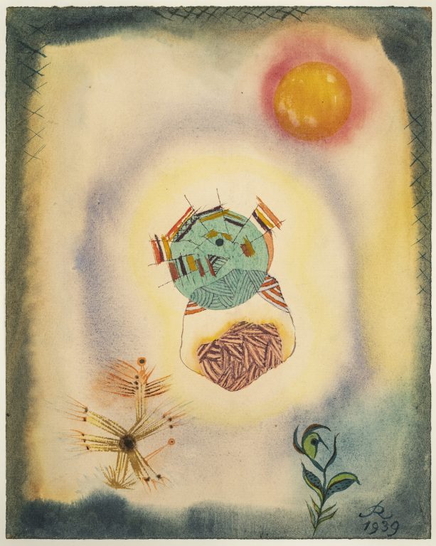 Hans Reichel, Komposition mit blaugelbem Schein mit glühender Sonne, 1939<br/>© Jeanne Bucher Jaeger