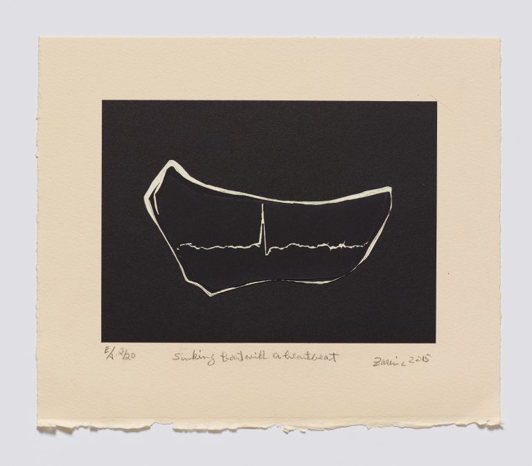 Zarina Hashmi, Sinking Boat with a Heartbeat, 2015<br/>© Jeanne Bucher Jaeger