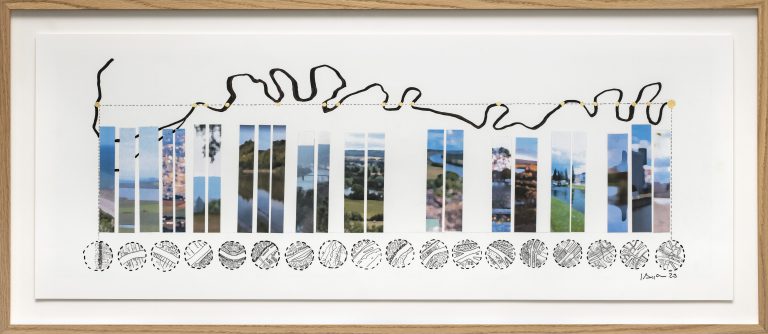 Lena Soffer - Grumbach, L’Axe de Lumière le jour: paysages de la Seine dans l’axe de lumière, 2023<br/>© Jeanne Bucher Jaeger