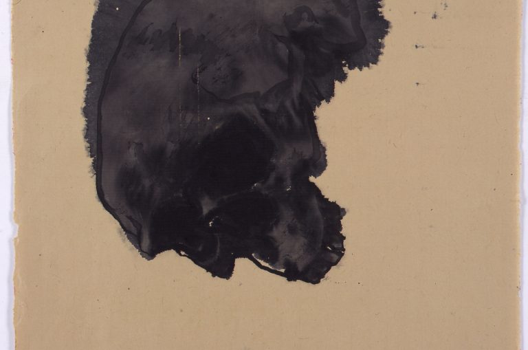 Yang Jiechang, Still life n°1, série I still remember, 1999, encre sur papier de chine, 46 x 42 cm ©️ D.R © Jeanne Bucher Jaeger