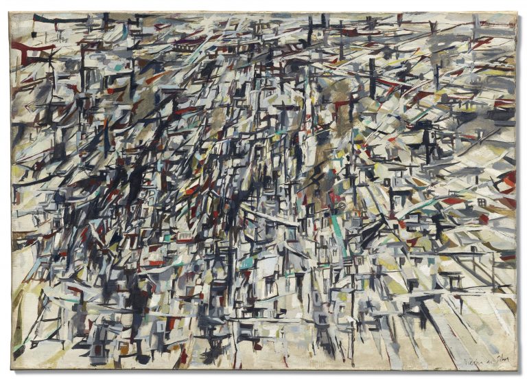 Maria Helena Vieira da Silva La ville tentaculaire, 1954<br/>© Jeanne Bucher Jaeger