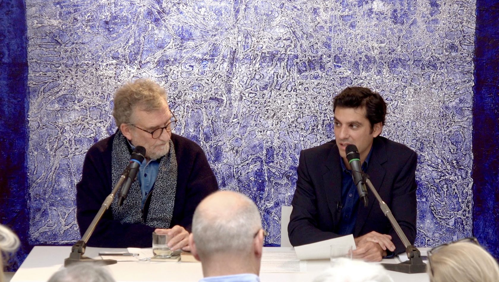 Dialogue_OlivierKaeppelin_et_FrancoisSalmeron_Origines_EviKeller © Jeanne Bucher Jaeger